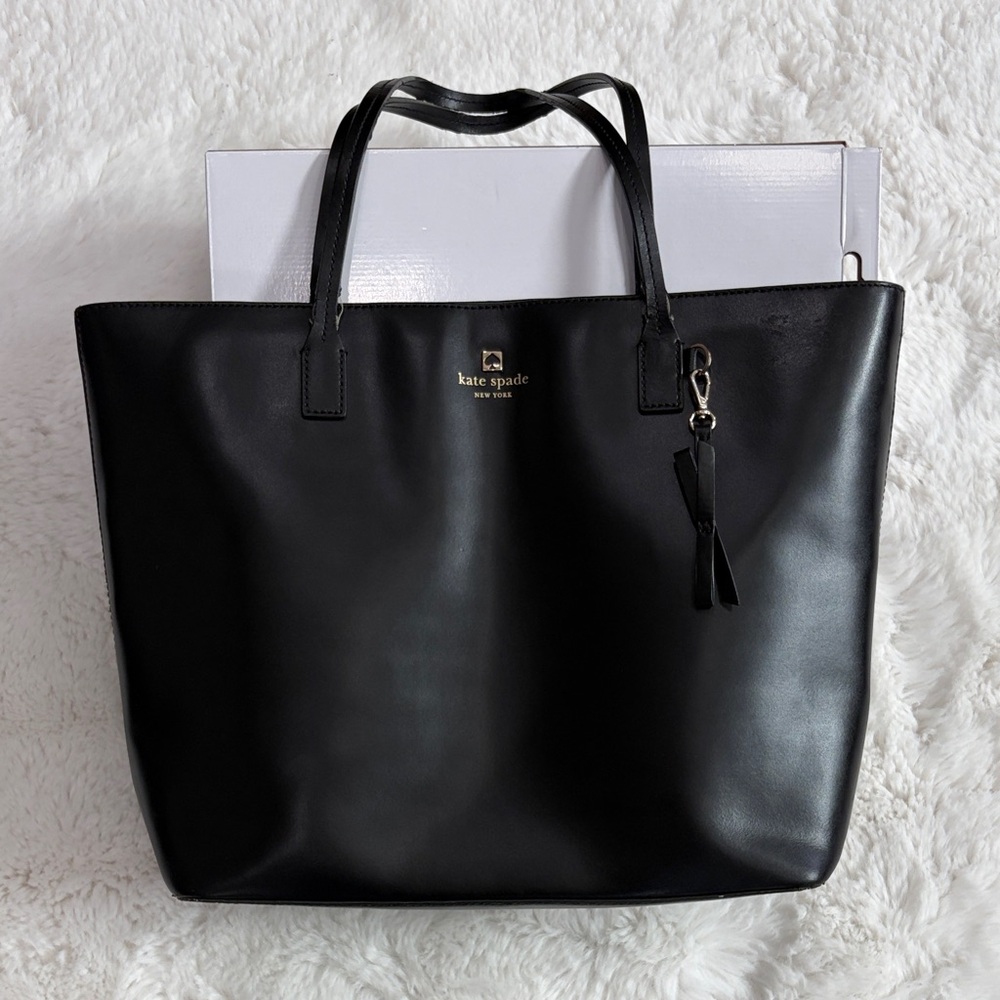 Kate Spade Sleek Black Tote Bag - Picture 17 of 17